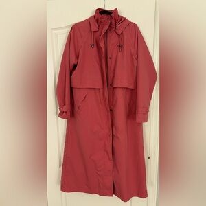 LL Bean Weatherproof Trench Coat Size Medium